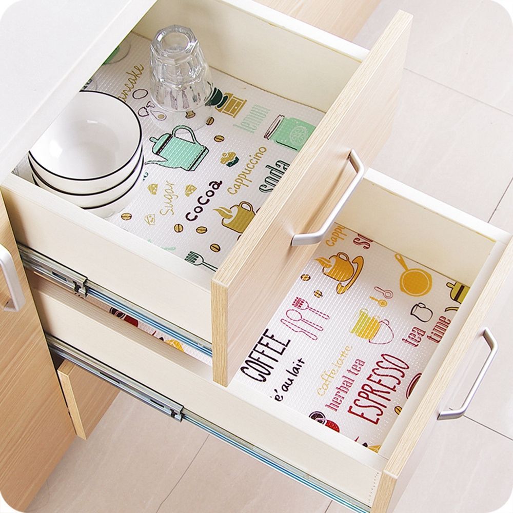 Kitchen Appliances Cabinet - Oil-proof Kitchen Accessories Drawer Mat Shelf