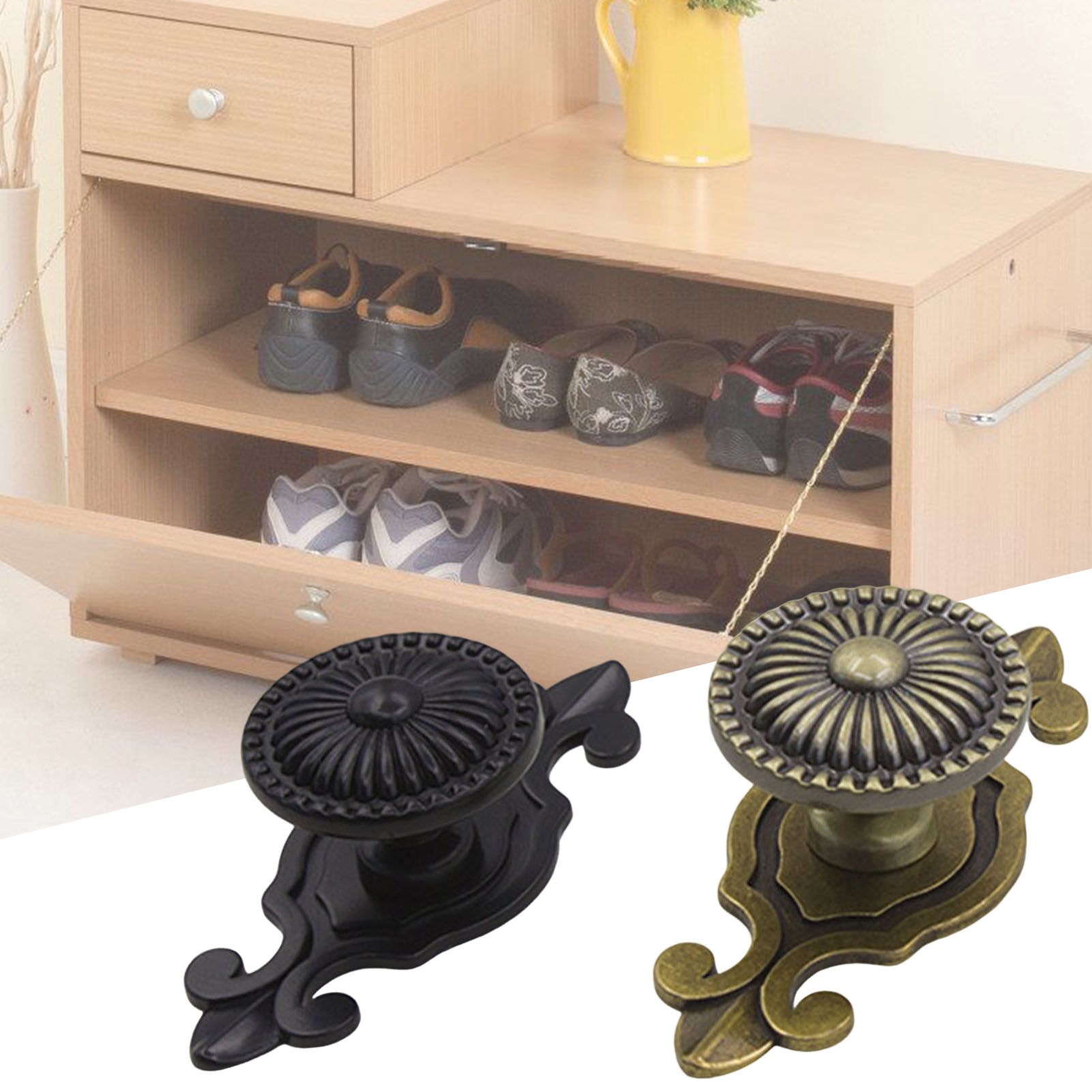 Kitchen Appliances Cabinet - Cabinet Furniture Handle Retro Mushroom Dresser