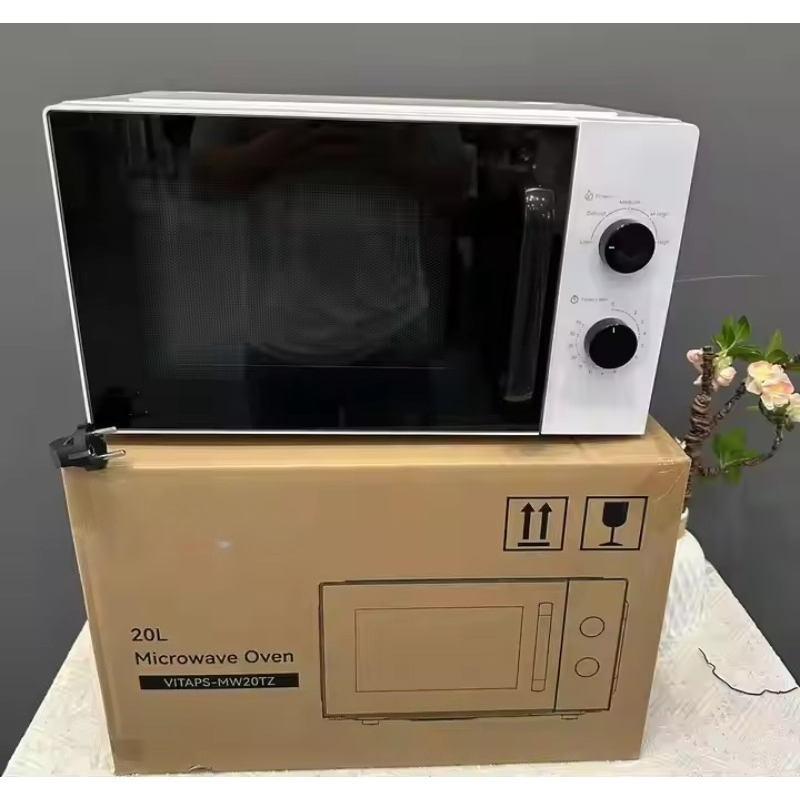 Kitchen Appliances Direct - 20L black digital display microwave oven