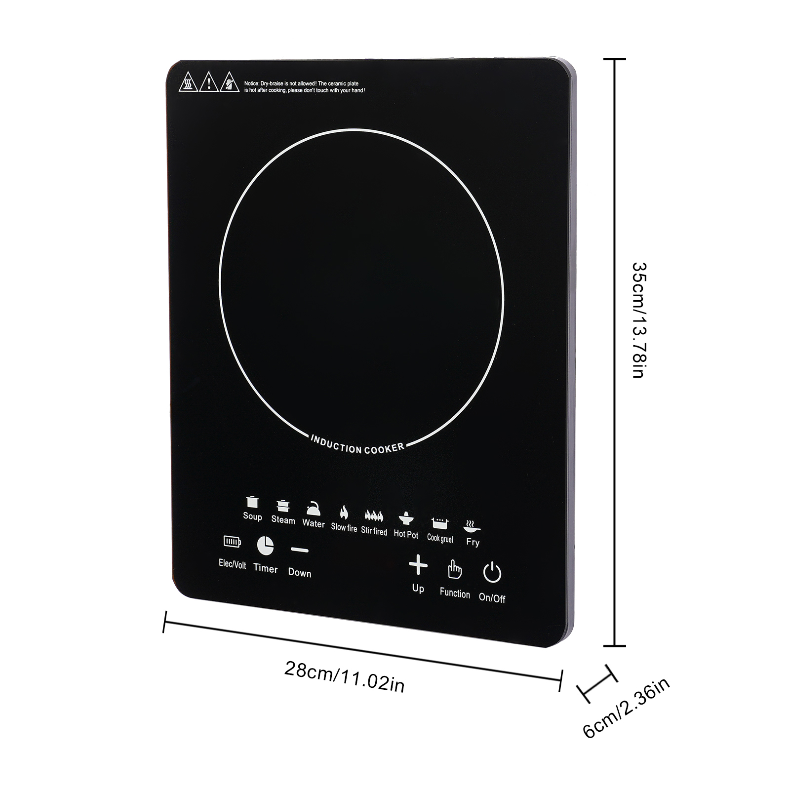 Electric Induction Cooker, Ind - Induction Cooktop Portable ulasan dan harga