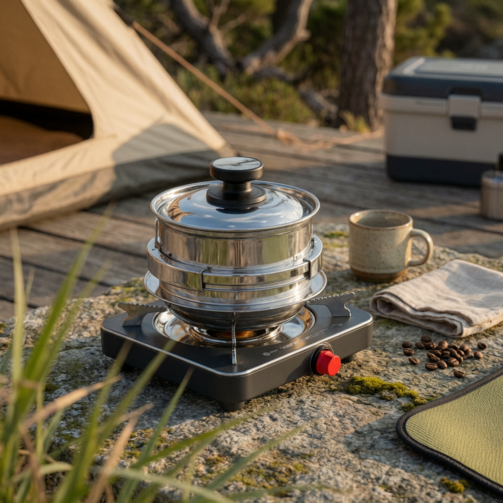 Portable Pressure Cooker Cookt - Induction Cooktop Portable ulasan dan harga