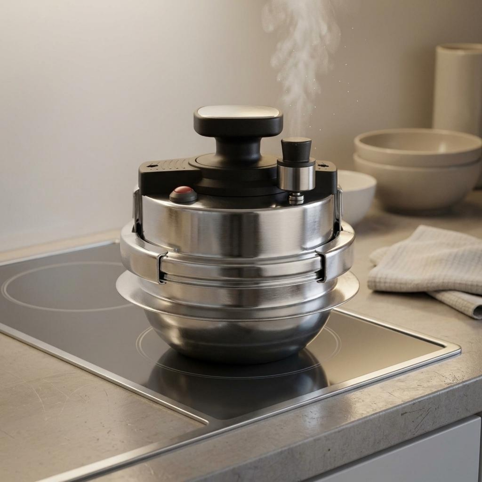 Portable Pressure Cooker Cookt - Induction Cooktop Portable ulasan dan harga