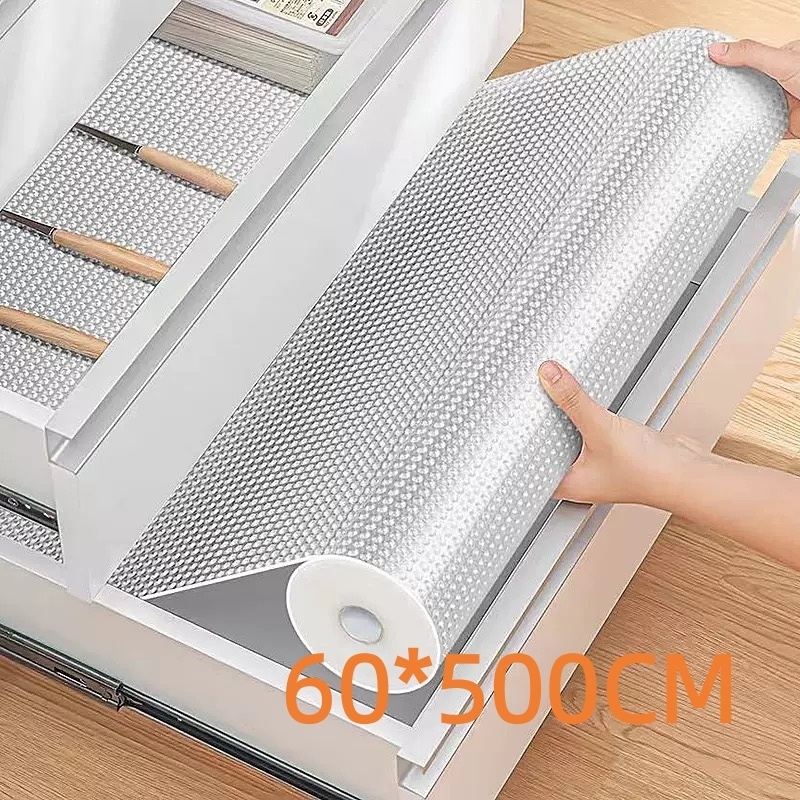 Non-Adhesive EVA Shelf Liner w - Kitchen Appliances Cabinet ulasan dan harga