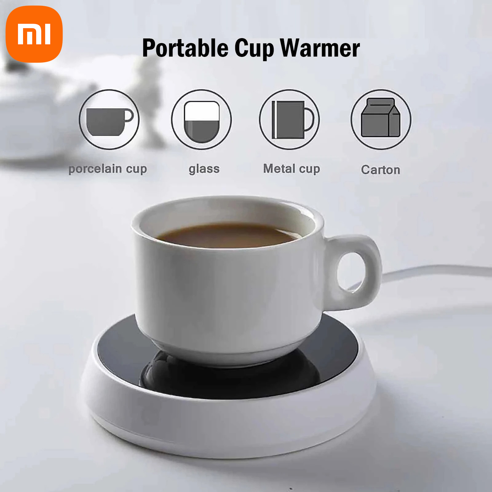 Xiaomi Mug Heater Coffee Mug C - Induction Cooktop Portable ulasan dan harga