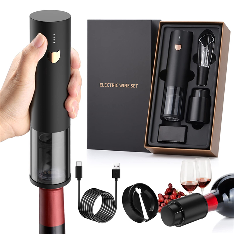 【FUXQ】Electric Cordless Wine O - Wine Opener Electric ulasan dan harga