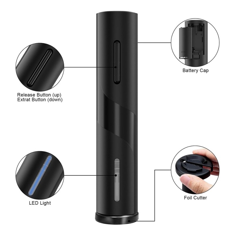 【LAST CHANCE】Portable Electric - Wine Opener Electric ulasan dan harga