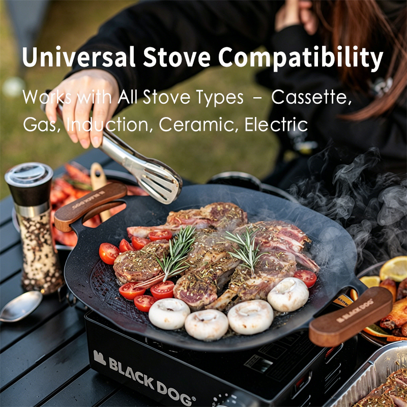 BLACKDOG Non-Stick BBQ Grill P - Induction Cooktop Portable ulasan dan harga