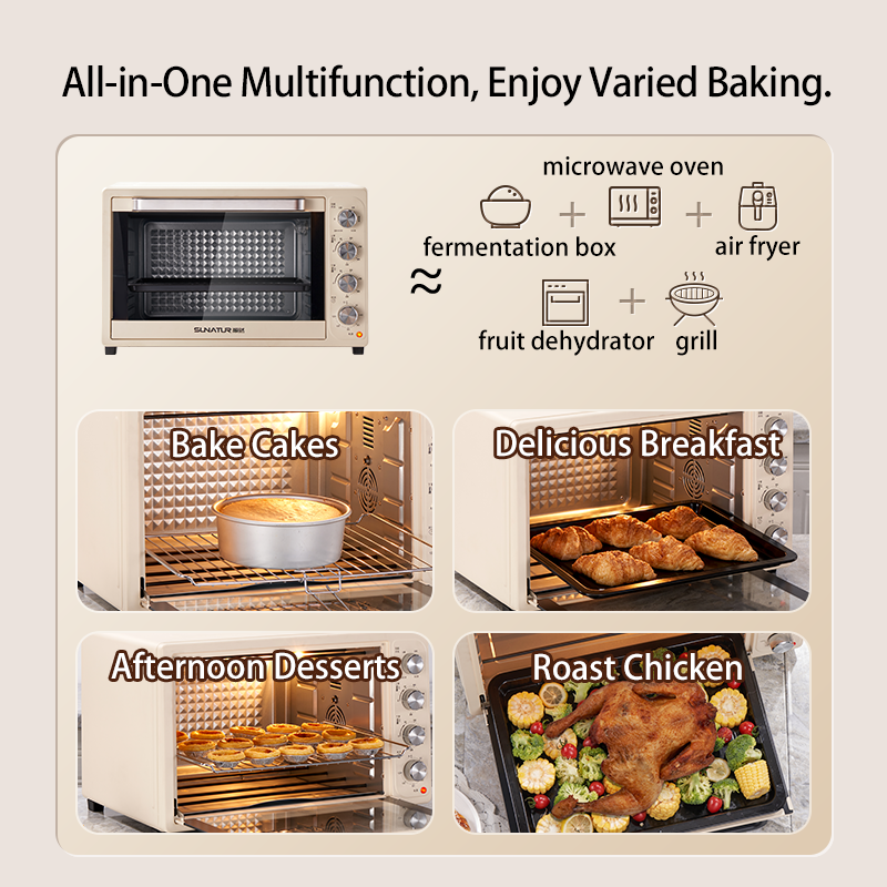 SUNATUR 2200w hot air circulat - Bread Maker Machine ulasan dan harga