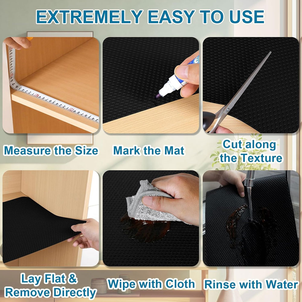 1PC Kitchen Shelf Liner - Non- - Kitchen Appliances Cabinet ulasan dan harga