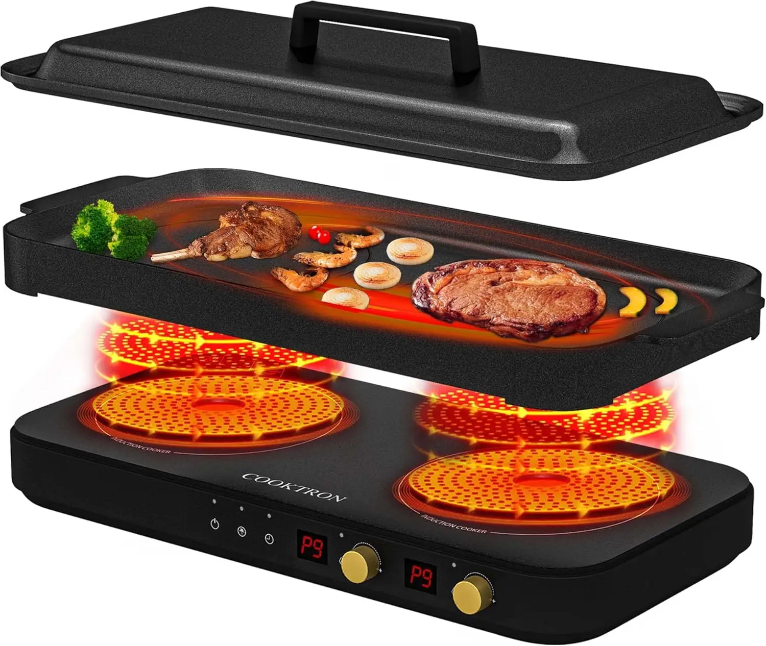 Portable Induction Cooktop 2 B - Induction Cooktop Portable ulasan dan harga